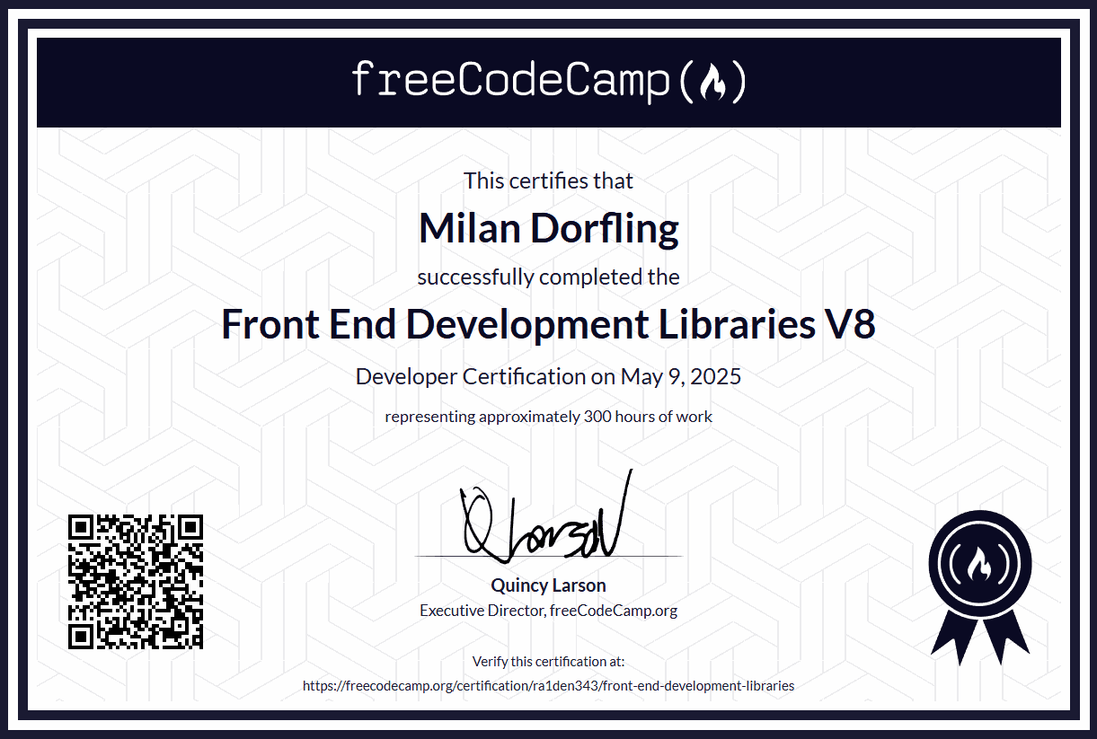 Front End Development Libraries
