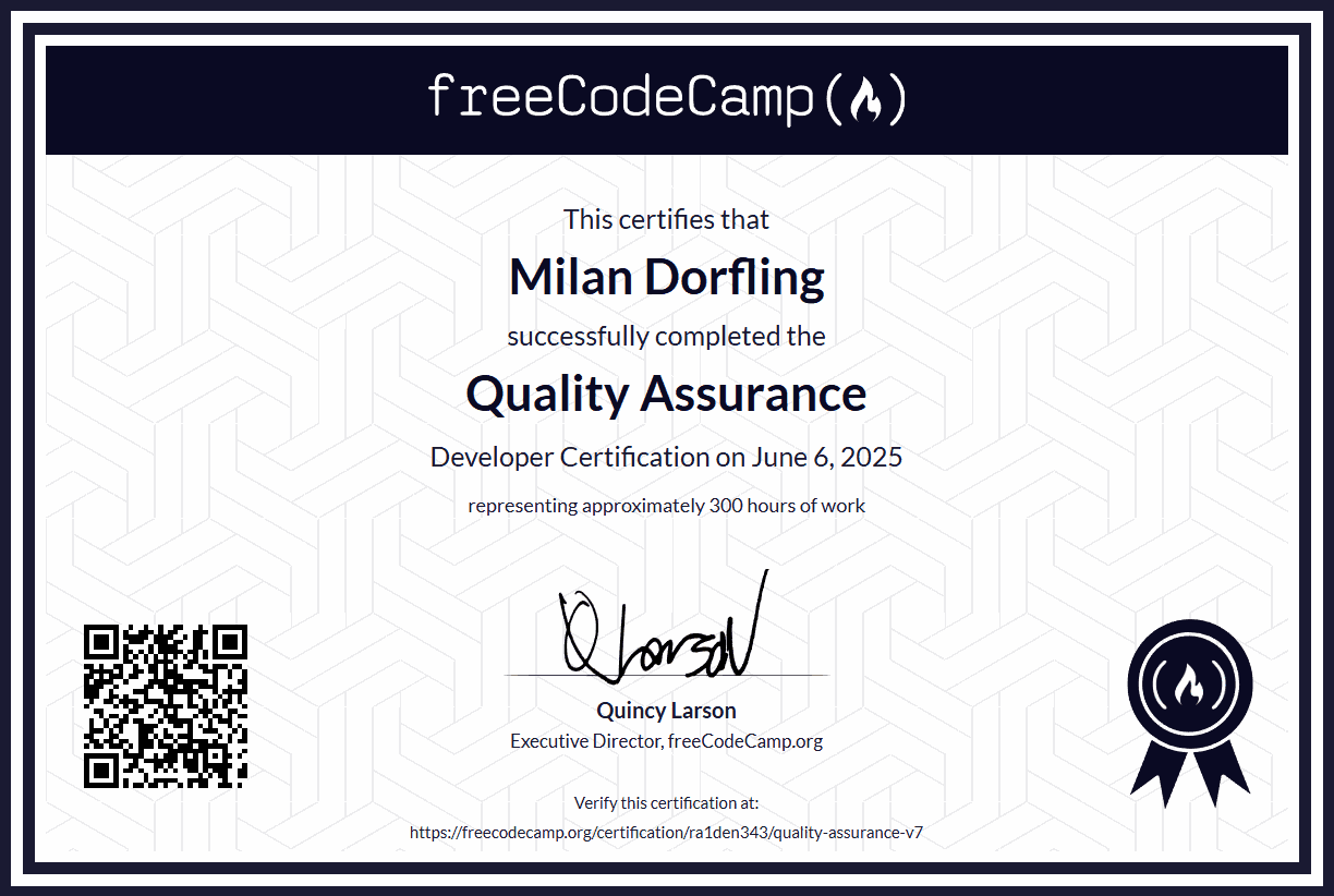 Quality Assurance